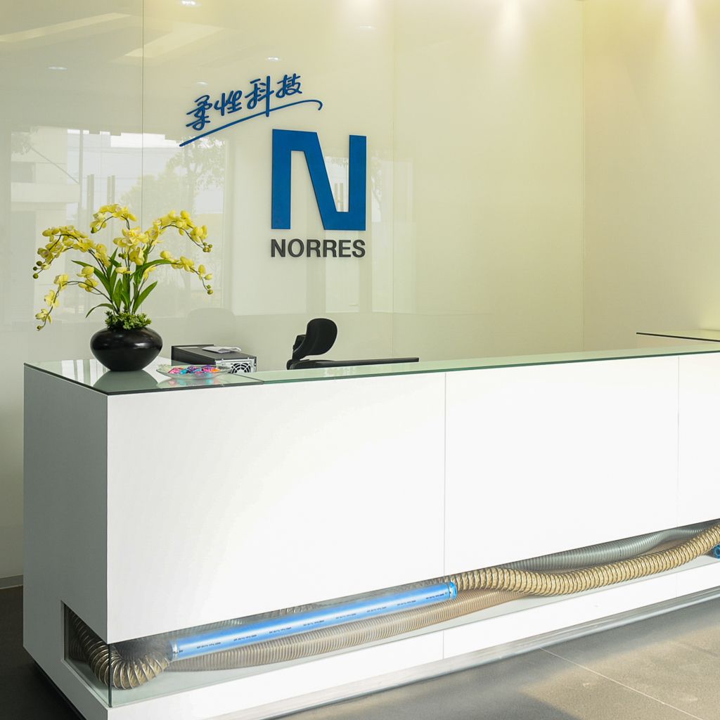 NORRES China welcome desk