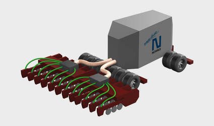 Norres hitzebeständiger Schlauch, (bis +280°C), DN 160mm, L= 6m, CP HiTex  467 WELDING - Felderer GmbH