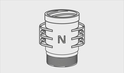 Norres Schlauchreduzierung, für Schlauch DN 150-80mm - HTH Trier